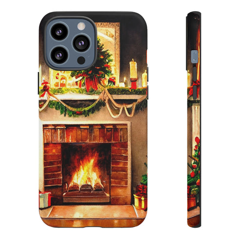 Warm Chirstmas Hearth - Impact Resistant Phone Case iPhone 13 Pro Max Matte